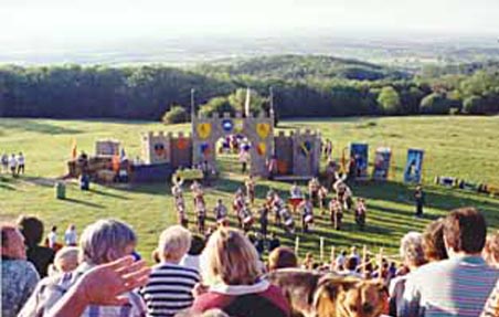 Olimpicks Games at Dovers Hill towards Weston Sub Edge